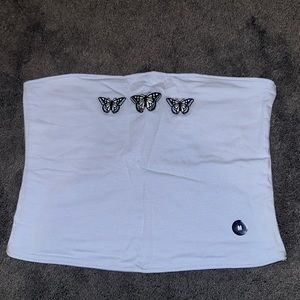 Tube Top from Hollister color Blue